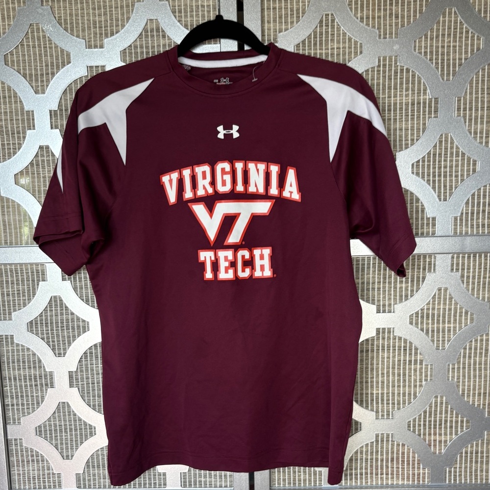 Under Armour Burgundy Virginia Tech Men's Jersey